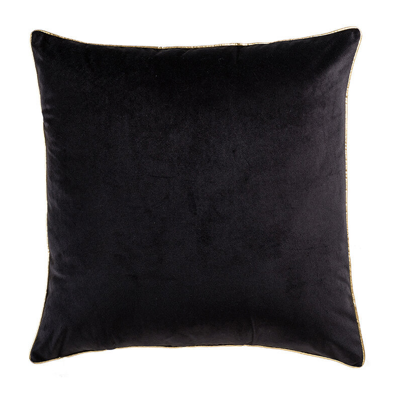 Housse de coussin Noah, Noir / or