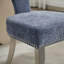 Farmhouse Chenille Fabric Upholstered Dining Chairs-2077959714