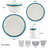 Pfaltzgraff Ezra 16-Piece Stoneware Dinnerware Set, Service for 4
