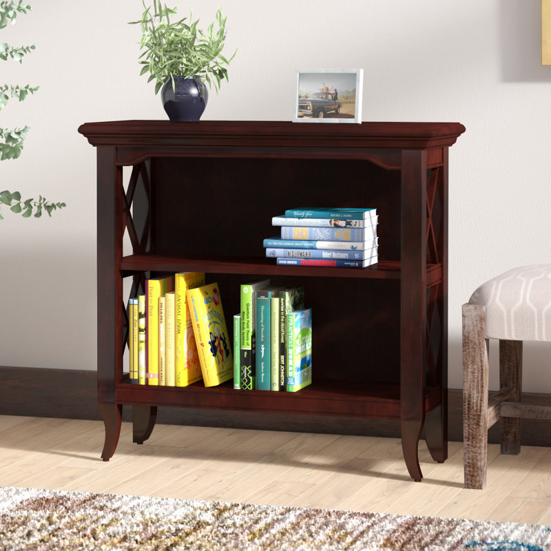 Adela 30.25" H x 32" W Standard Bookcase, Plantation Cherry