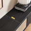 78.74" Black Solid Wood+Rattan+Brass TVStands-108634274
