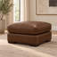 Novella Heirloom Quality Ottoman in Buttery Soft 100% Top Grain Leather, Made to Order-335048690