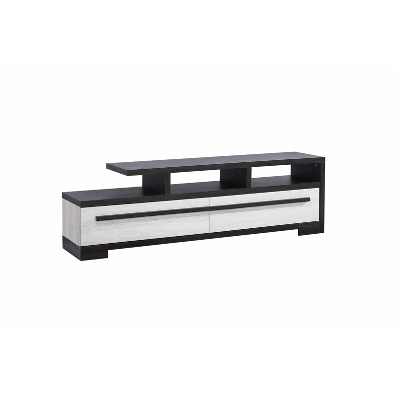 Meuble télé 1 pièce, Beige / ébène