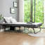 Lit pliant avec matelas en mousse apaisante: 75 po x 45 po, structure en métal, housse de rangement, lit à roulettes facile à utiliser: utilisation