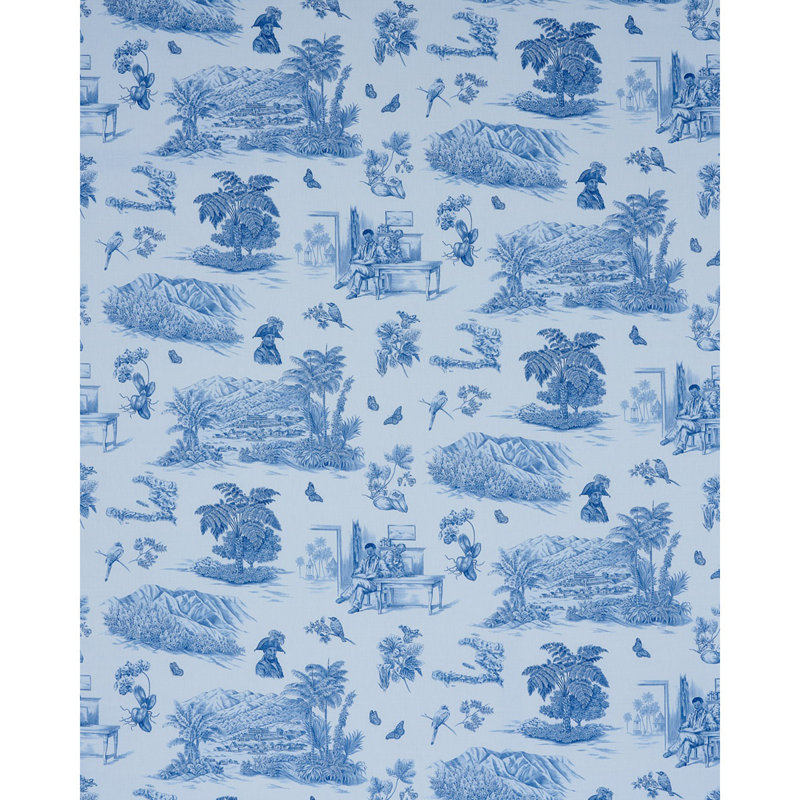 Toile Schumacher x Victor Glemaud, Bleu / ciel