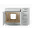 Meuble-lavabo simple 45 po avec tiroir Disar-111530664