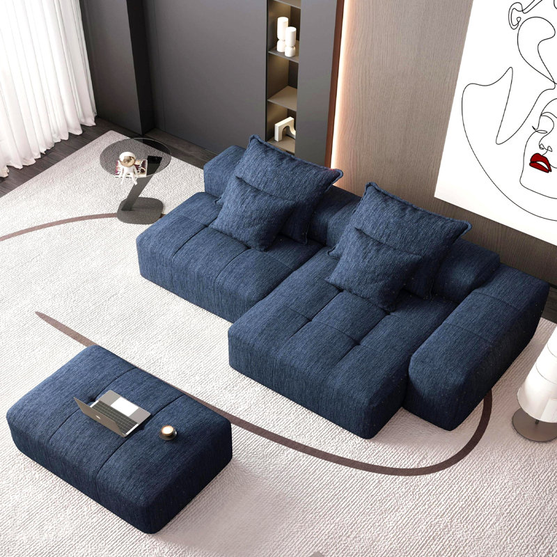 Canapé modulaire surdimensionné Modern, Bleu