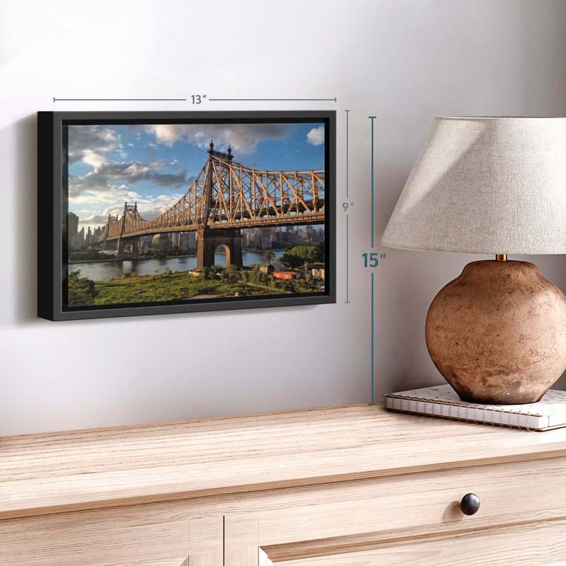 Impression sur toile Queensboro Bridge NYC, H 9 po x l 13 po