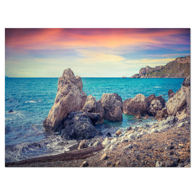 «Sunrise in Spring Panorama», reproduction de photo sur toile tendue