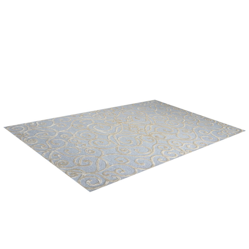 Monte Carlo Abstract Wool Hand Woven Area Rug, Rectangle 153 x 244cm