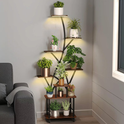 Plant Stand Indoor with Grow Light