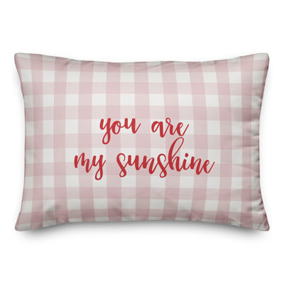 Plaid Throw Pillow