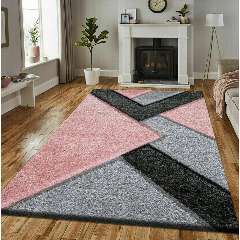 Krishav Geometric Area Rug, Rectangle 120 x 170cm