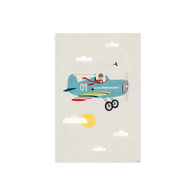 Plane by TomasDesign - Wrapped Canvas Print, 152.5 cm H x 101.5 cm W