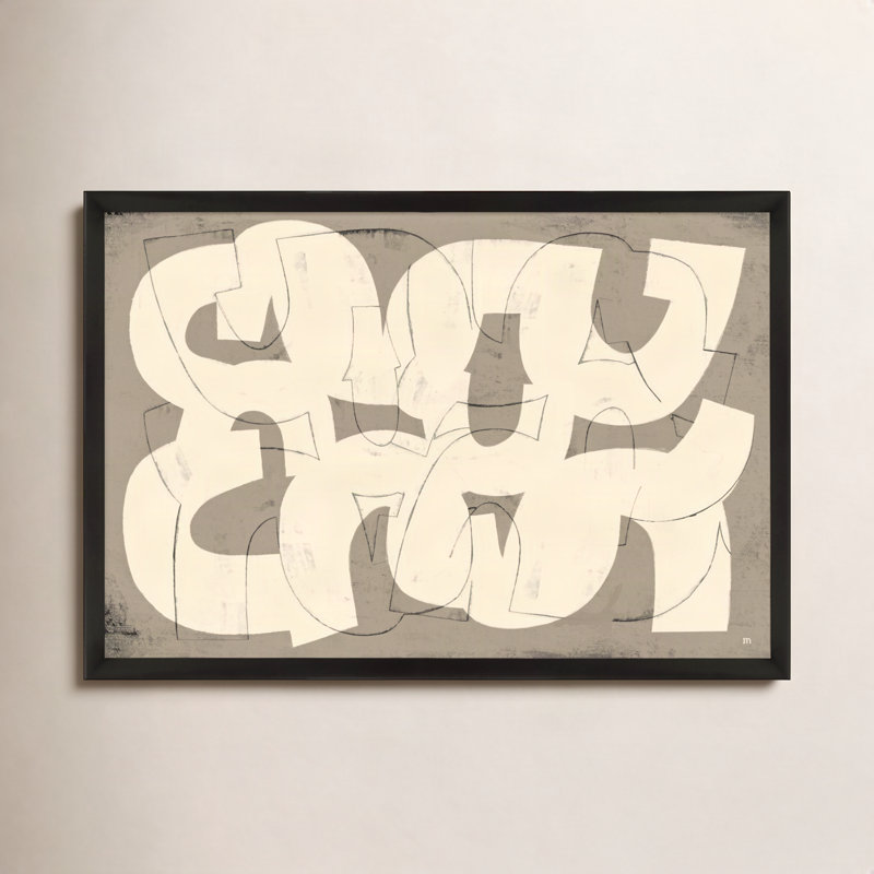 Drawing By StudioM Painting by StudioM, 26.5" H x 38" W x 1.25" D, Black Framed Paper