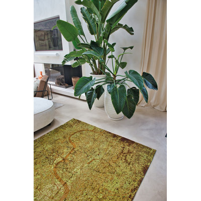 Abstract Recycled P.E.T Area Rug