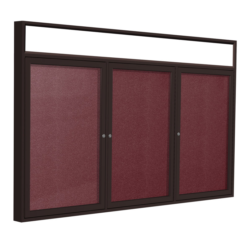 Plaque d’armoire fermée, Bronze, Caramel, H 4 pi x l 6 pi