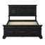 Base de lit plateforme en bois massif Abner Vintage avec tête de lit et pieds robustes-639239145-639239144