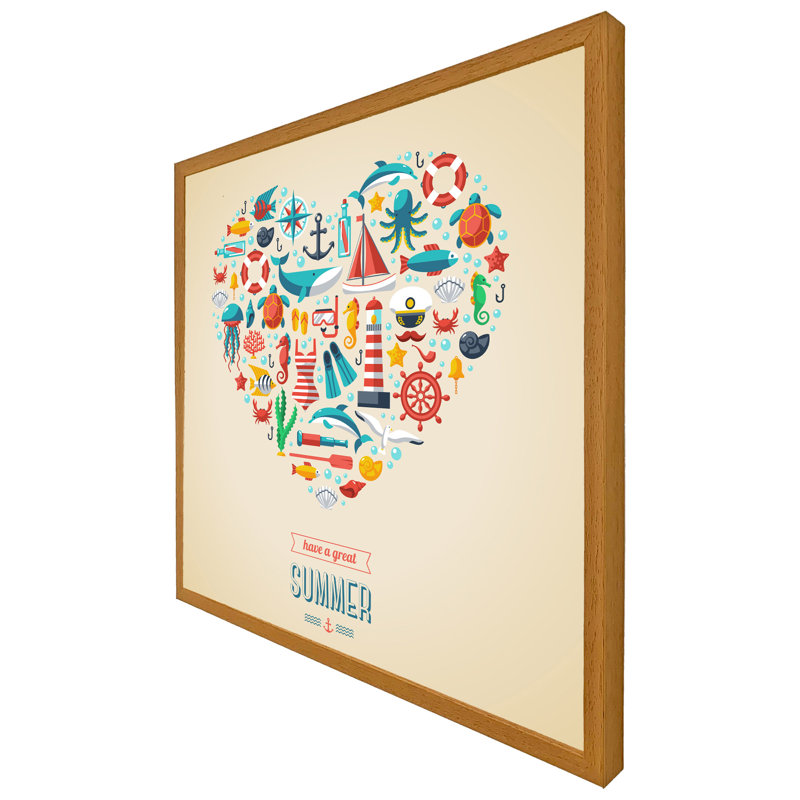 Lukens Single Picture Frame Print, Black Framed, 41cm H x 41cm W x 4cm D