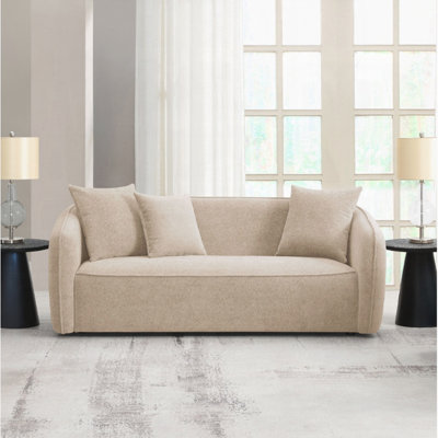 Causeuse en chenille avec 2 coussins