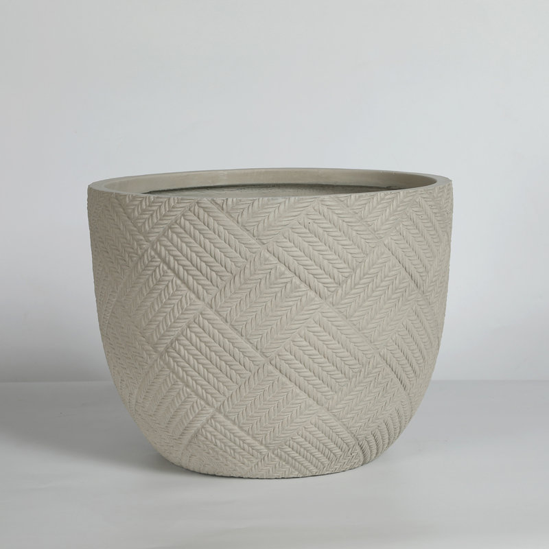 Round Concrete Planter