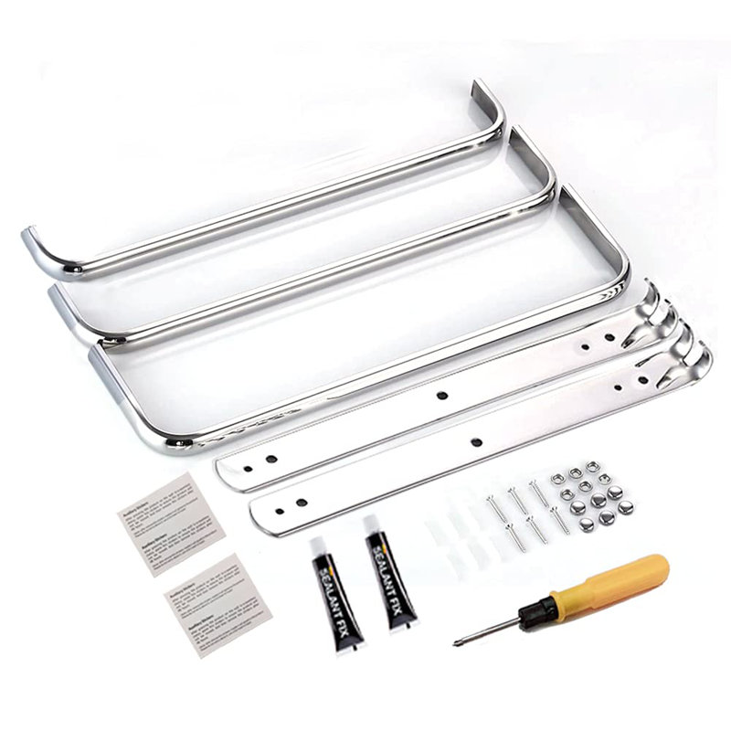 Kandra 40cm 3 Towel Bar, Silver