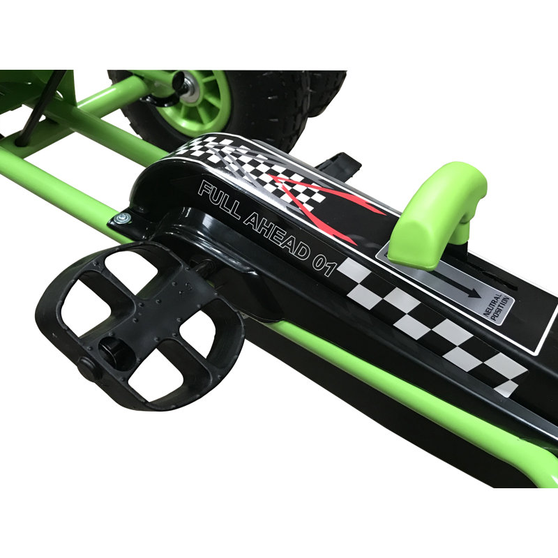Pylant Zoomie Kids Push/Pull Ride On, Green