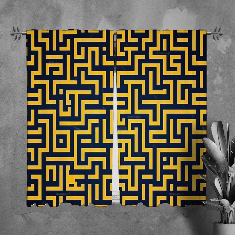 Paire de rideaux obscurcissant en polyester Nikhol, L 20 po x L 82 po