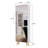 Accent Shoe Cabinet with Full-length Mirror for Narrow Entryway