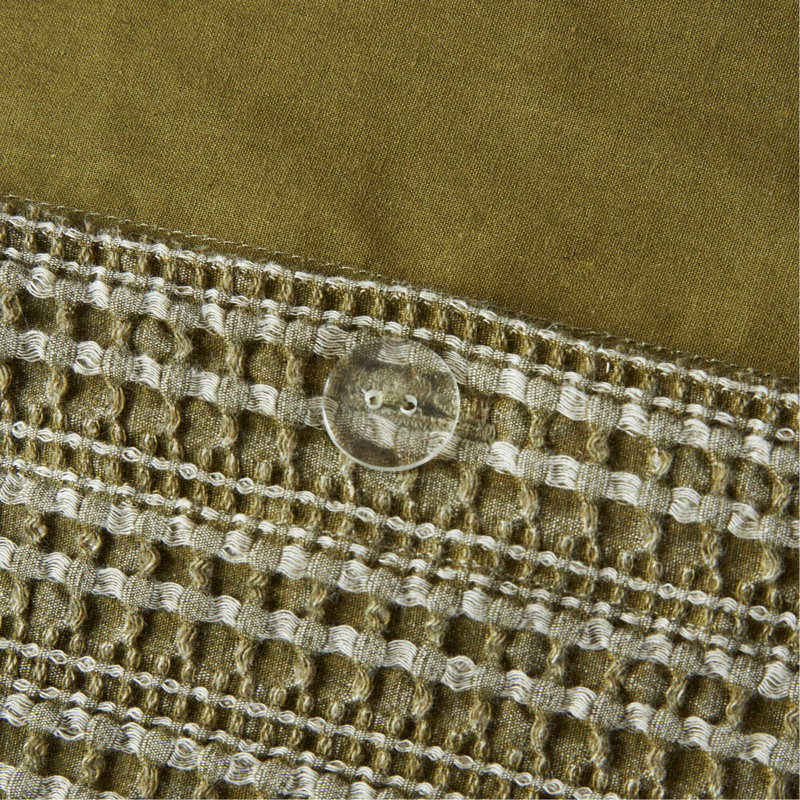 Ensemble de housse de couette 3 pièces, Housse de couette double / grand et insert + 2 tai, Vert