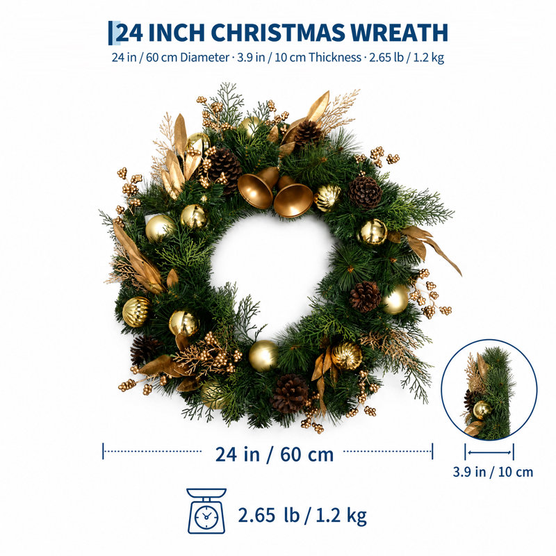 10 cm Wreath