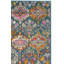 Tapis oriental bleu / orange / rose Christa-2094484381