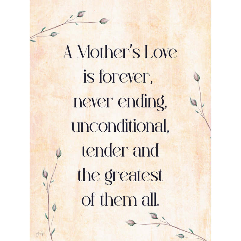 «A Mother's Love» par Yass Naffas Designs, H 48 po x l 32 po