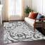 Tapis gris en polyester tissé à la machine Fritch-234106547