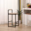 Set Of 2 Bar Stools With Back  Paper Rope Woven Counter Height Dining Chairs For Kitchen, Home