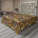 Drap plat à motif floral bohème Ambesonne