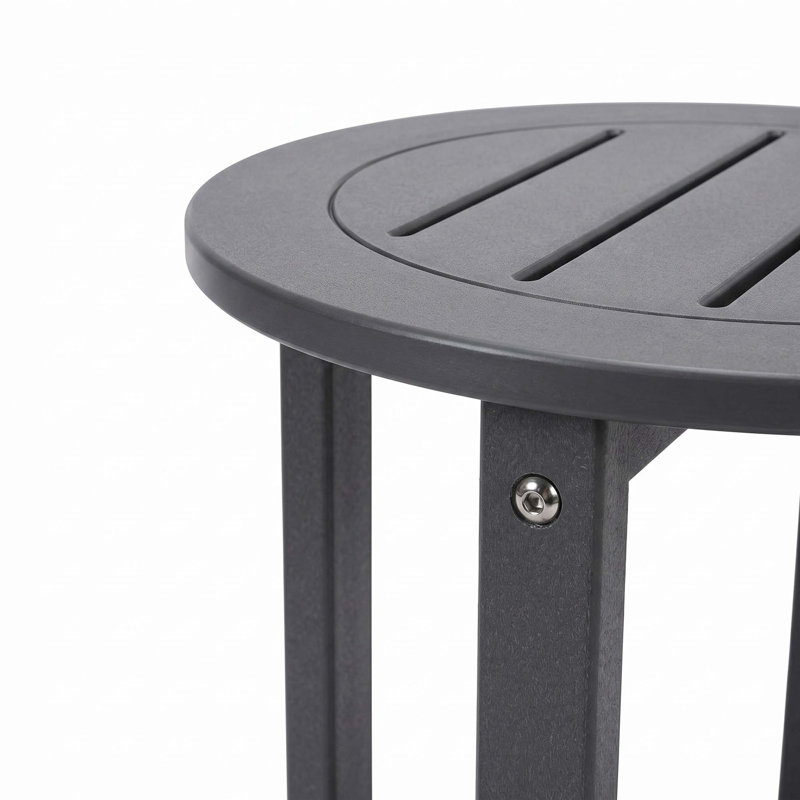 Table d'appoint compacte pour l'extérieur toutes saisons