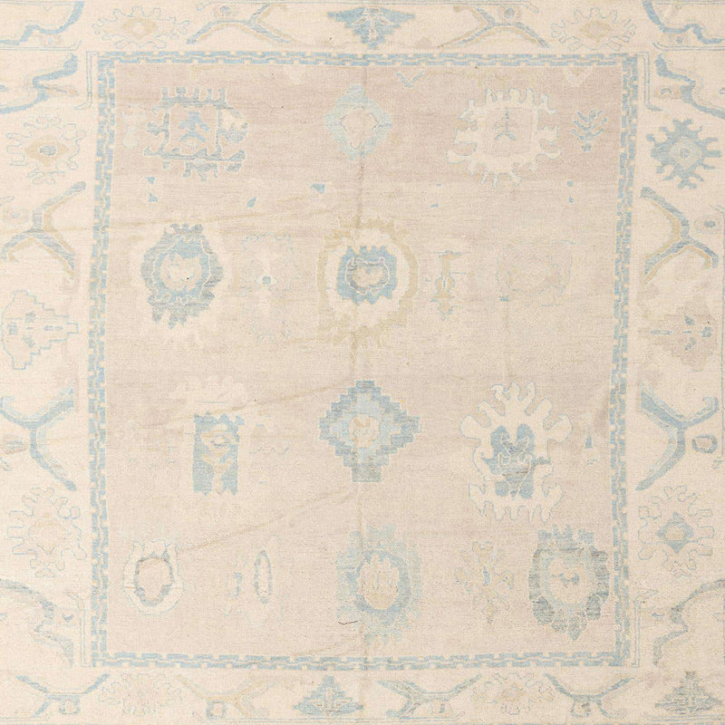 Tapis abstrait moderne 4337, Carré 3 pi