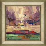 Lemon Sunset Painting by Joseph Mota