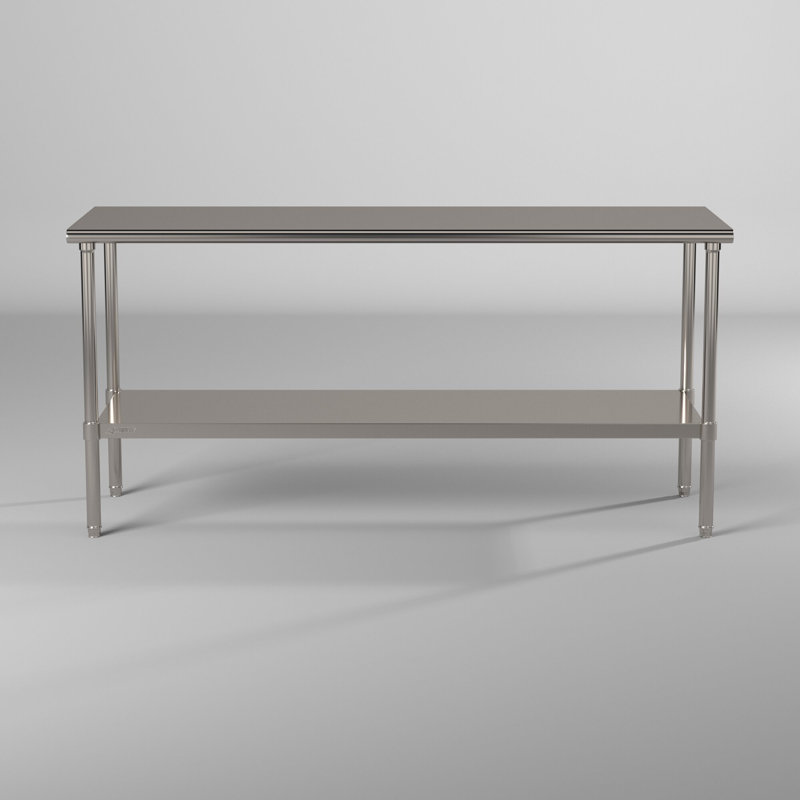 Reck Metal Prep Table, 34.7" H x 72" W x 24" D