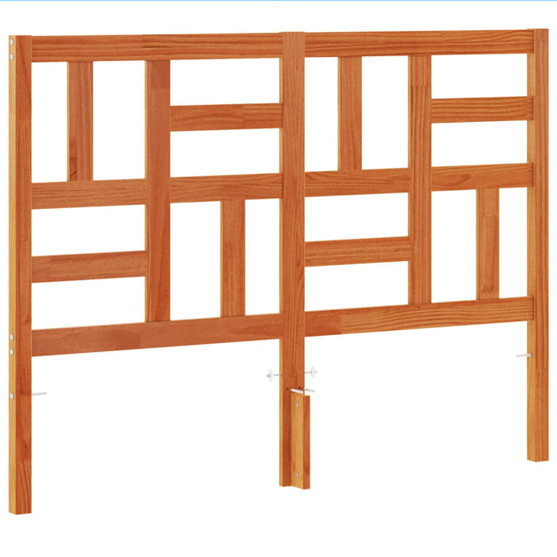 Gearheart Solid Wood Headboard, 104cm H x 165.5cm W x 8.5cm D