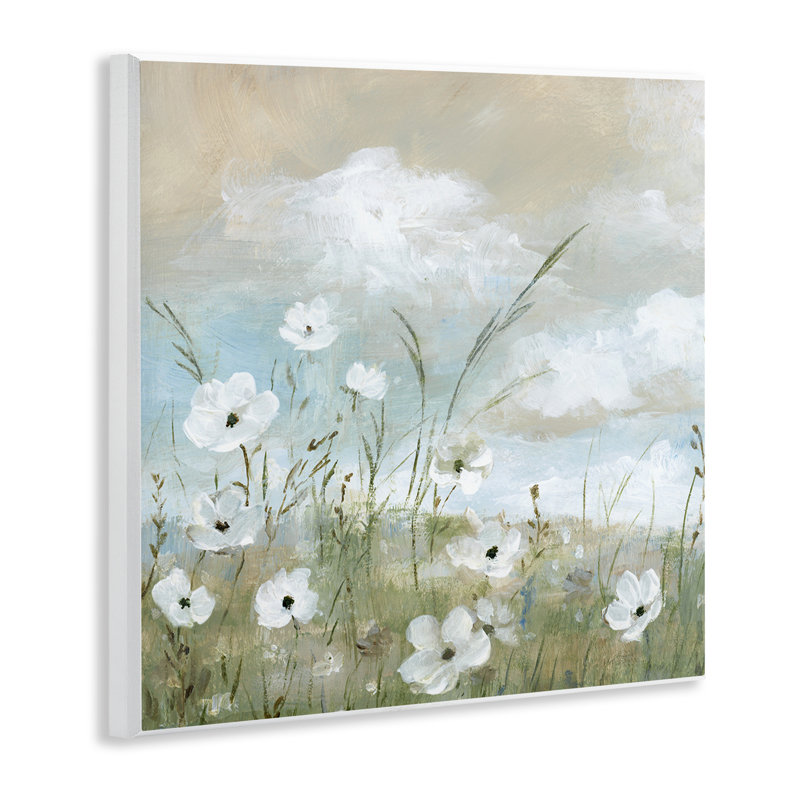 Clouds Beyond Meadow Wall Plaque, design by Nan