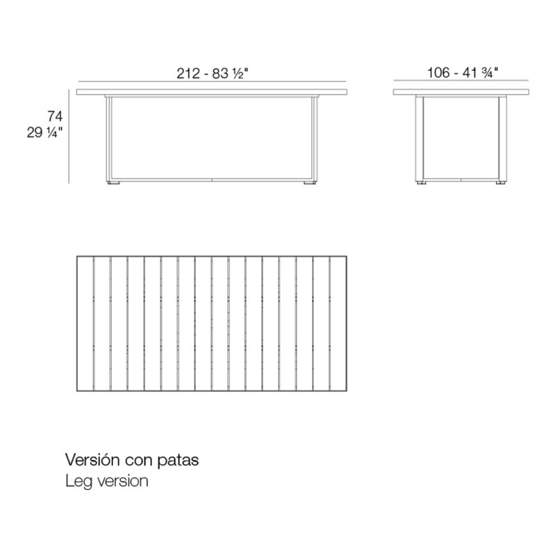 Vineyard 3 Piece Dining Set