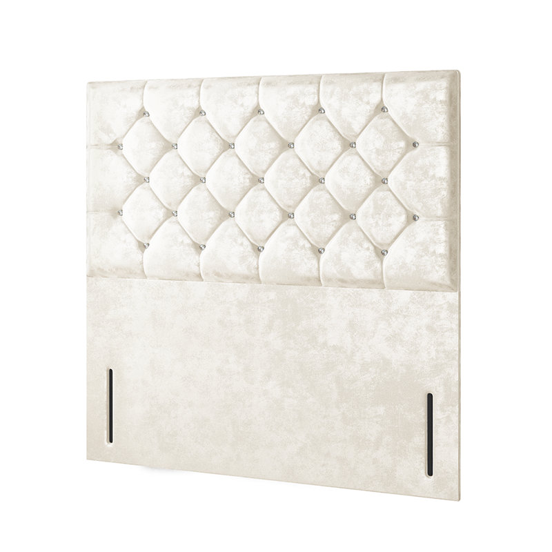 Eberhardt Divan Bed Base, Cream, Super King (6'), No Drawers