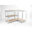 90cm W Steel Height -Adjustable Shelving Unit