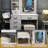 6-drawer Vanity Desk With Led Lighted Mirror - Adjustable 3-color Lighting Makeup Table With Storage Shelves, White Dressing Table Set