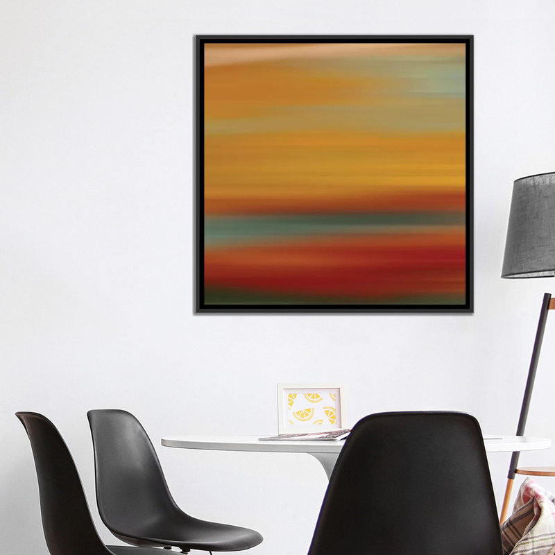 « fit i », reproduction sur toile, H 18 po x l 18 po x P 1,5 po, Toile avec cadre noir, Pas de tapis