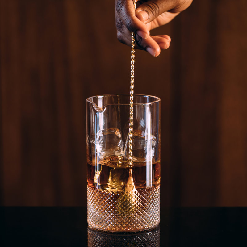 Diamond Crystal Glass Carafe, 6.1'' H x 3.5'' W x 3.5'' L