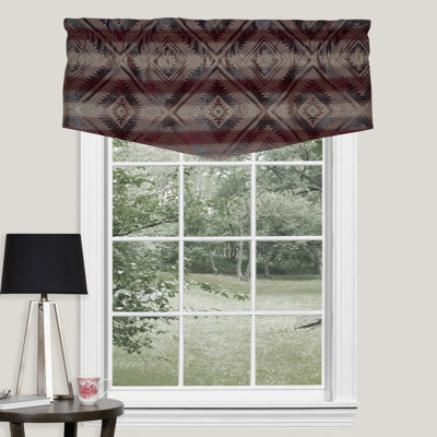 Cantonnière en mélange de polyester traditionnel Partagerwood
