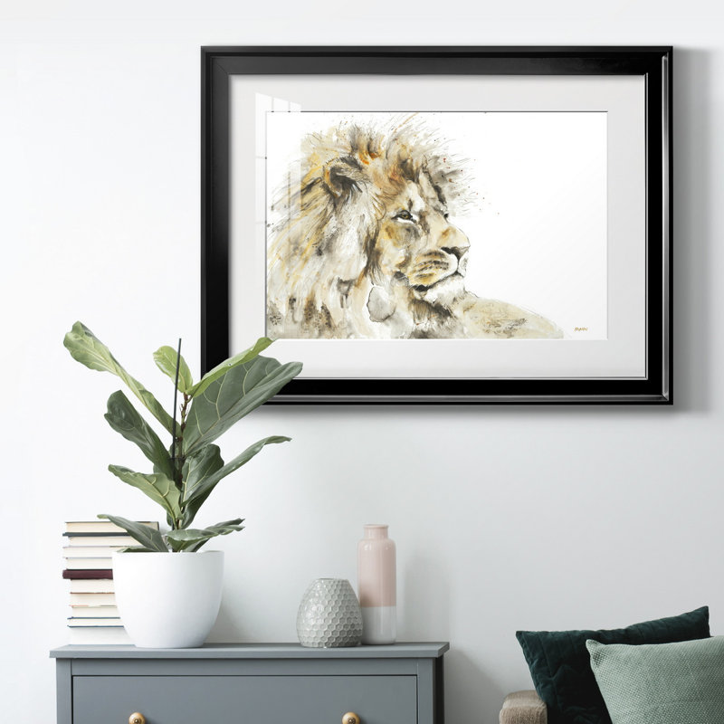 SAVANNAH I, impression, H 18 po x l 24 po x P 1 po, Cadre noir